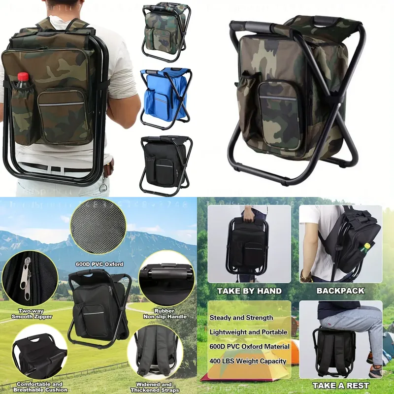 2-in-1 Portable Folding Fishin - đánh giá và giá Fishing Backpack